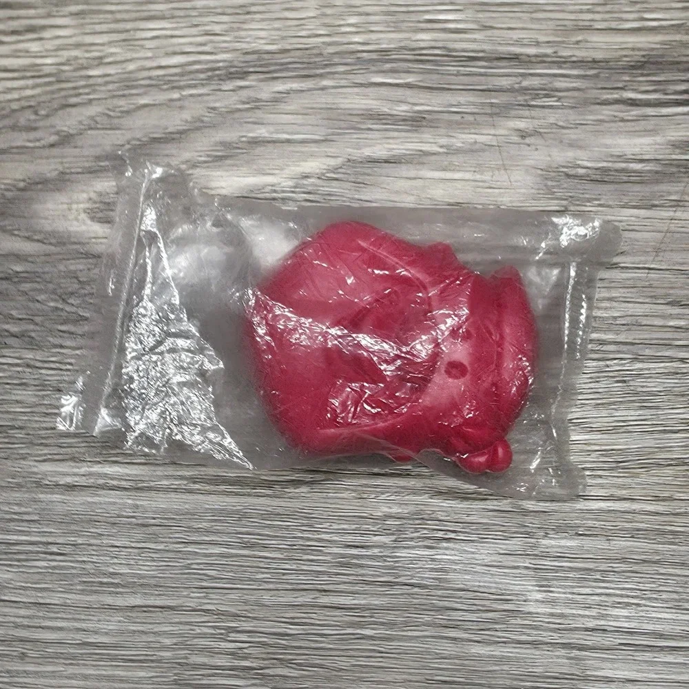 Vintage Pebbles Cereal Toy - Fred Flinstone - Red Coin Purse By Hasbro - Sealed